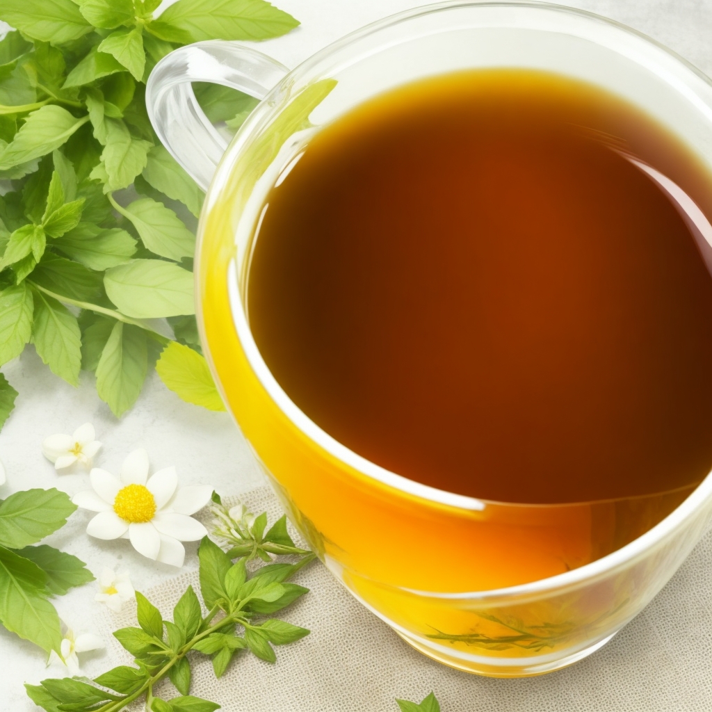 Caffeine-free herbal tea
